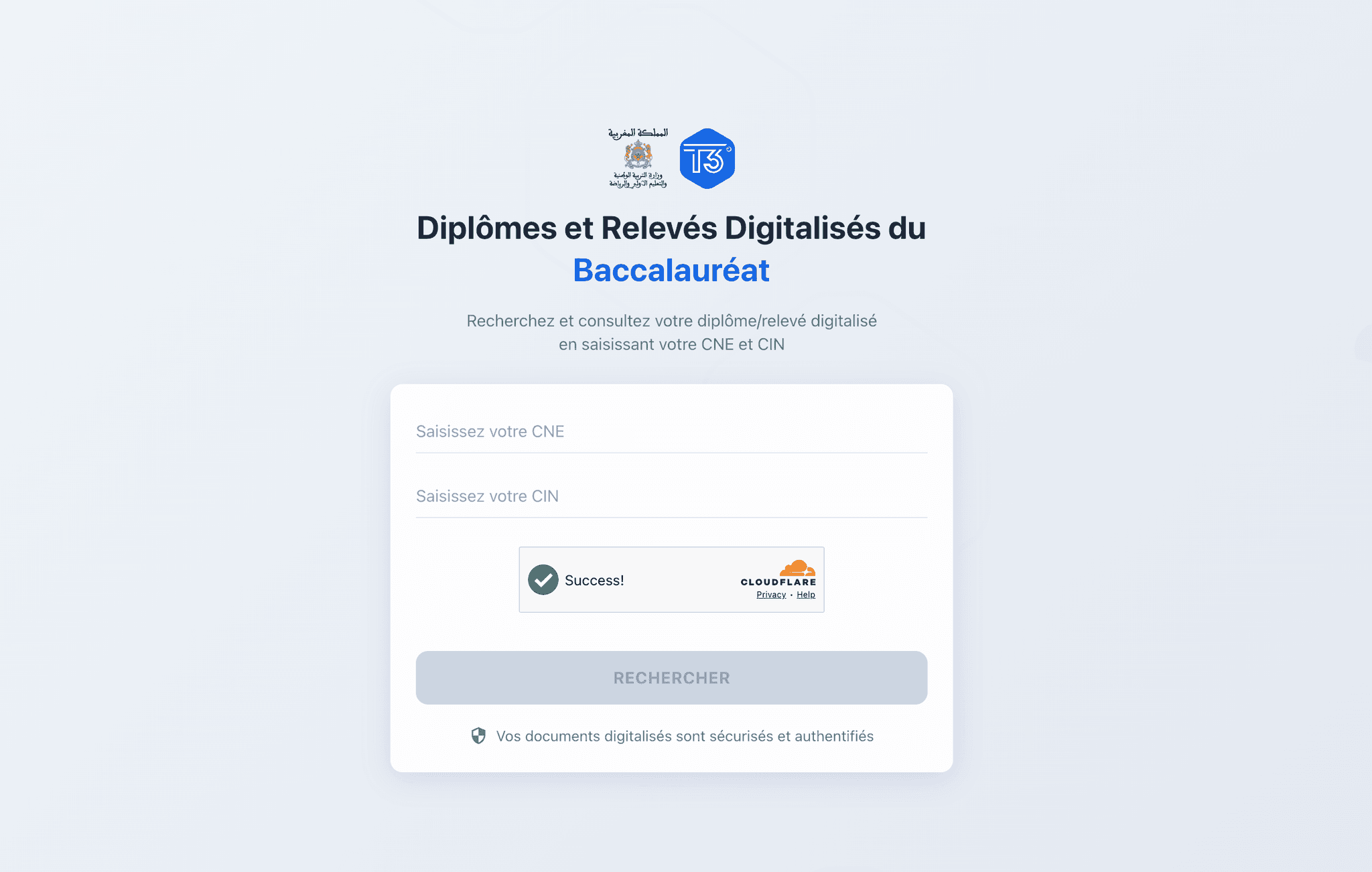 BAC-T3 – Baccalaureate Digitalization
